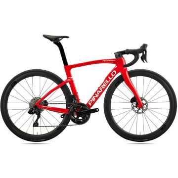 Pinarello F5 Disk Shimano 105 Di2, Most Ultrafast Carbon Laufräder, Furious Red