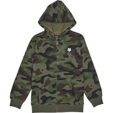 Fox Racing Kapuzenjacke Youth, Schwarz Camouflage
