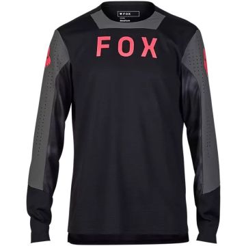 Fox Racing Defend Taunt Langarm Jersey, Black