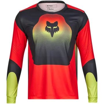 Fox Racing Ranger Revise Jersey Youth, Rot Gelb