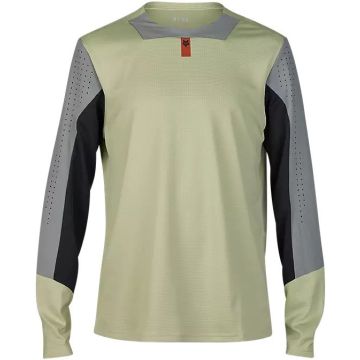 Fox Racing Defend Langarm Jersey, Kaktus Grün