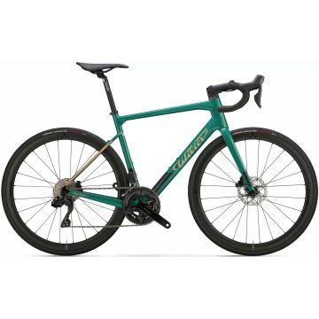 Wilier Garda Disc Shimano 105 Di2, Miche SWR EVO 40 Wheels, Green Gold