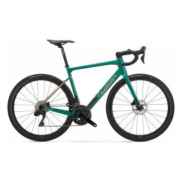 Wilier Garda Disc Sram Rival AXS, Miche SWR EVO 40 Wheels, Green Gold Glossy