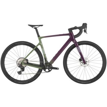 Scott Addict Gravel 40 Shimano GRX 1x12, Olivine Green Blackberry Purple