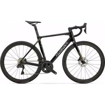 Wilier Granturismo SL, Shimano 105 Di2, Syntium Aero Wheels, Black Silver Glossy