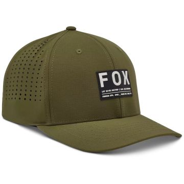 Fox Racing Non Stop Flexfit Kappe, Olive Green