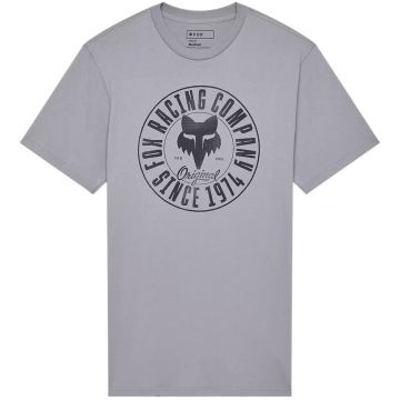 Fox Racing Emblem Premium T-Shirt, Steel Grey