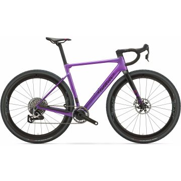 Wilier Rave SLR Sram Force AXS 1x12, Miche Graff Aero 42 Carbon Wheels, Purple Black Matt