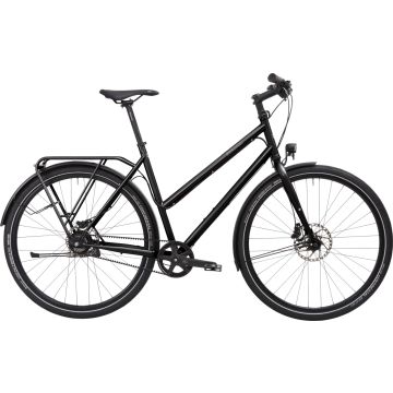 Tout Terrain Amber Road Select 3.3, Shimano Alfine Riemenantrieb, Schwarz Glänzend, Trapez