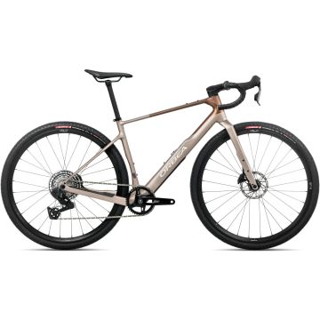 Orbea Terra M31eTeam 1x, Sram Rival XPLR AXS 1x13, Nickel Met Cinnamon Matt