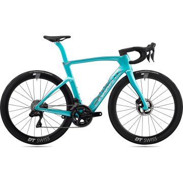 Pinarello Dogma F Sram Red AXS 2x12, DT Swiss Arc 1400 Dicut 50, Luxter Turquoise