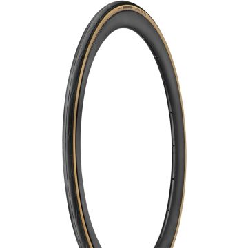 Cadex Aero Cotton Tubeless Reifen, Race Shield, 320 Tpi CRC, Schwarz Beige, (30-622)