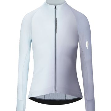 Q36.5 Gregarius Hybrid Big Fade LS Jersey Women, Grisaille Blue