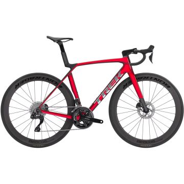 Trek Madone SL 6 Gen 8, Shimano 105 Di2, Gloss Fury Red Matte Deep Smoke