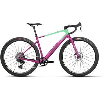 Orbea Terra M31eTeam 1x, Sram Rival XPLR AXS 1x13, Metallic Power Pink Mint Green