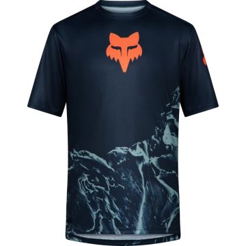 Fox Racing Ranger Image Print SS Jersey Men, Arctic Blue