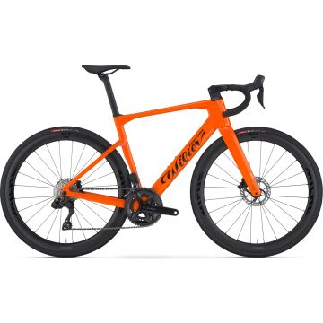 Wilier Rapida Shimano 105 Di2, Miche Asfalto 45 Carbon, Midday Orange Glossy