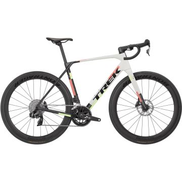 Trek Domane SL 6 Gen 5, Sram Rival AXS 2x12, Matte Era White Deep Smoke