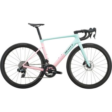 Scott Addict RC 25, Sram Rival AXS 2x12PM, Gelato Blue Gelato Pink