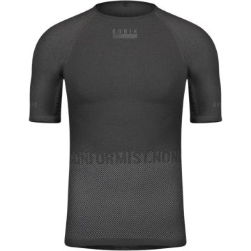 Gobik Limber Skin Unterhemd Short Sleeve Men, Basalt