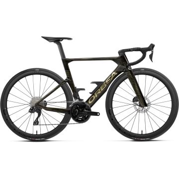 Orbea Orca Aero M30i LTD, Shimano 105 Di2 2x12, Magic Gold Clear View Titanium Gloss 