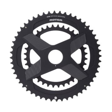 Rotor NoQ-Ring Directmount Kettenblatt Schwarz rund