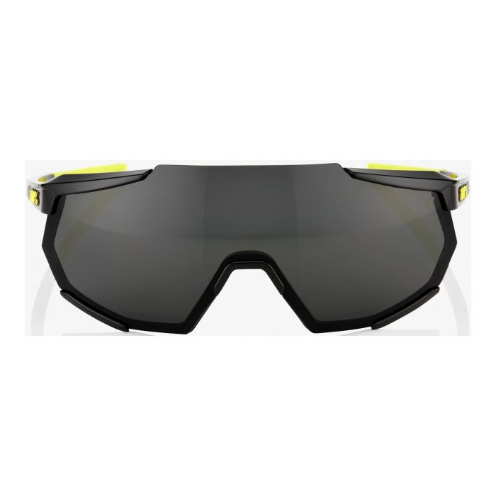 100% Racetrap Brille, Gloss Black, Smoke Lense Bild 2