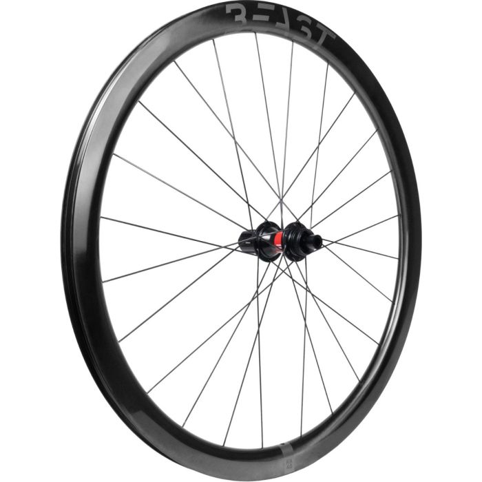 Beast RX40 Rennrad Laufradsatz UD Black, DT Swiss 240s Disc Center Lock Shimano HG, 28", VR 12x100mm, HR 12x142mm Bild 2