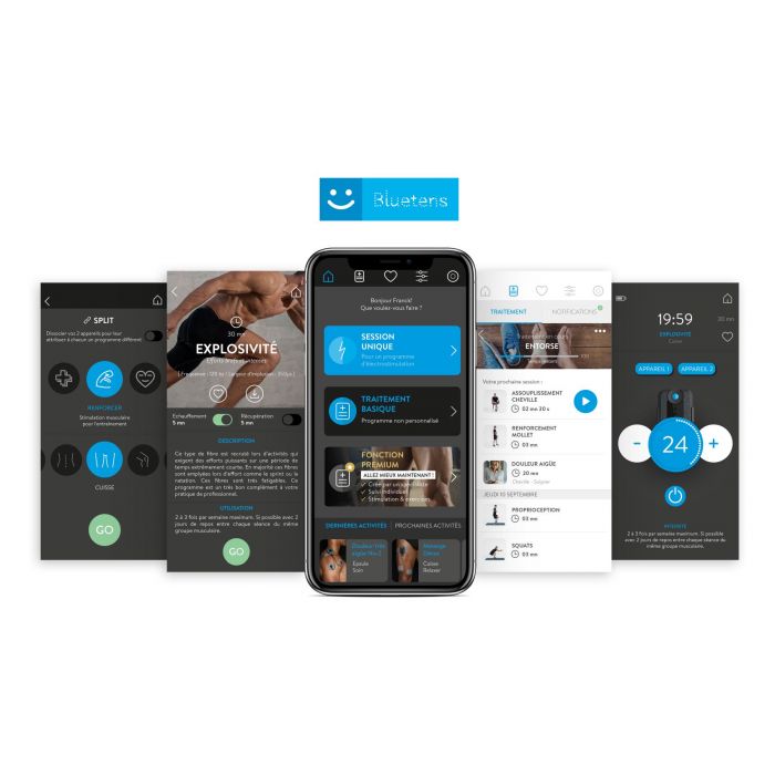 Bluetens Duo Sport mit 2x EMS Elektrostimulationsgerät inkl. Elektroden Bild 2