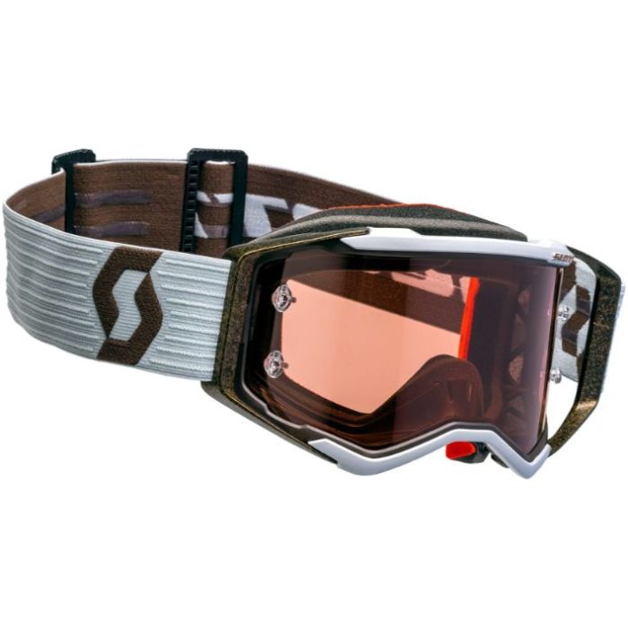 Scott Prospect Amplifier Brille, Blue White, Gold Chrome Works Bild 4