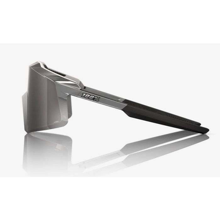 100% Aerocraft Brille, Gloss Chrome, Hiper Silver Chrome Lens Bild 2