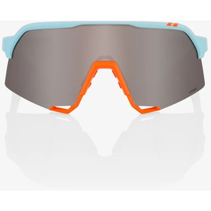 100% S3 Brille, Soft Tact Two Tone, Hiper Silver Mirror Lense Bild 2
