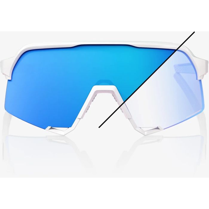 100% S3, Bastille, Blue Mirror Photochromic Lens Bild 2