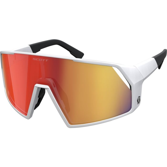 Scott Pro Shield LS Brille, White Matt Red Chrome Bild 1 Scott Pro Shield LS Brille, White Matt Red Chrome Bild 1