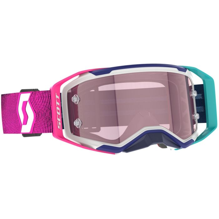 Scott Prospect 2.0 AMP Goggle, Stealth Blue Radiant Pink Rose Works Bild 1 Scott Prospect 2.0 AMP Goggle, Stealth Blue Radiant Pink Rose Works Bild 1