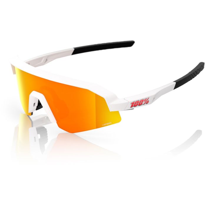 100% Slendale XS Youth Brille, Matte White, Hiper Multilayer Mirror Lens Bild 1 100% Slendale XS Youth Brille, Matte White, Hiper Multilayer Mirror Lens Bild 1