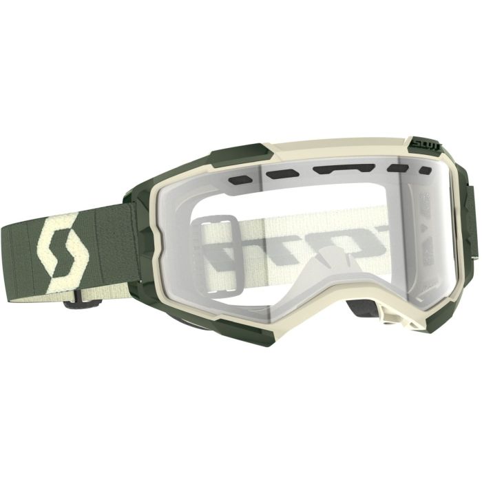 Scott Fury Enduro Goggle, Kaki Green Clear Works Bild 1