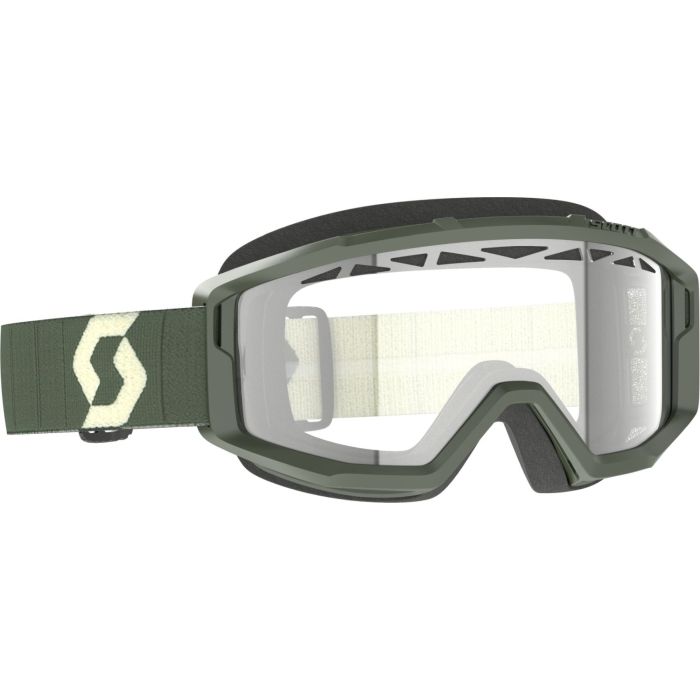 Scott Primal Enduro Goggle, Kaki Green Clear Bild 1