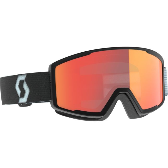 Scott Factor MTB Goggle, White Black Orange Chrome Bild 1