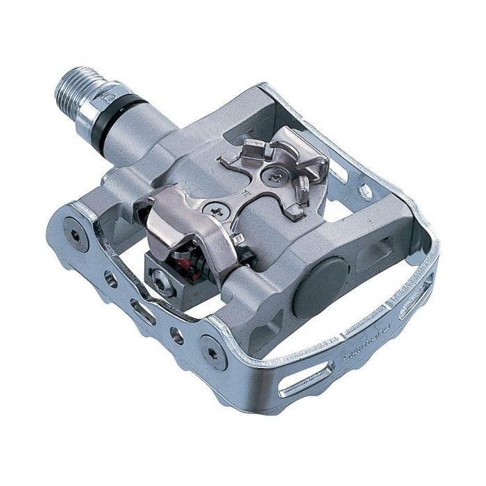 Shimano PD-M324 SPD MTB Klick/Plattfrompedal inkl. Cleats Silver Bild 1 Shimano PD-M324 SPD MTB Klick/Plattfrompedal inkl. Cleats Silver Bild 1