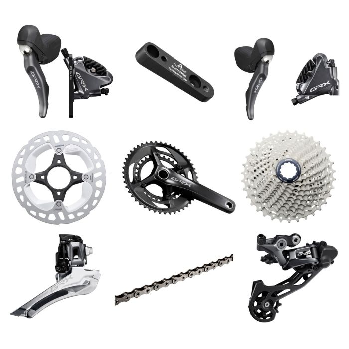 Shimano GRX Gruppe 810, inkl. Bremsen, 2x11 / 48-31 / 172,5mm / 11-34 Bild 1 Shimano GRX Gruppe 810, inkl. Bremsen, 2x11 / 48-31 / 172,5mm / 11-34 Bild 1