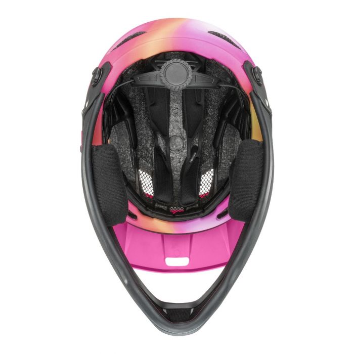 Uvex Jakkyl Hide 2.0 Fullface Helm mit abnehmbaren Kinnbügel, Future Black Matt Bild 5