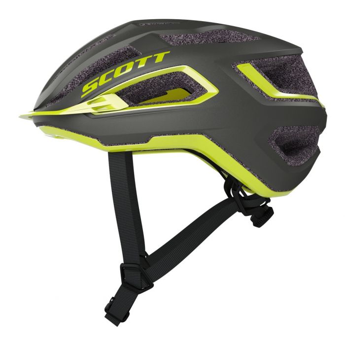 Scott Arx Plus Helm Dark Grey Radium Yellow Bild 2