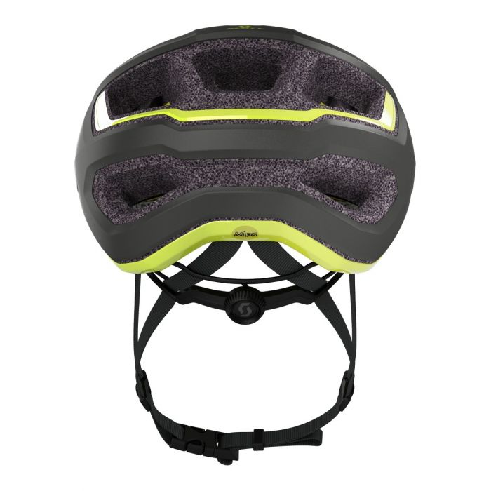 Scott Arx Plus Helm Dark Grey Radium Yellow Bild 4