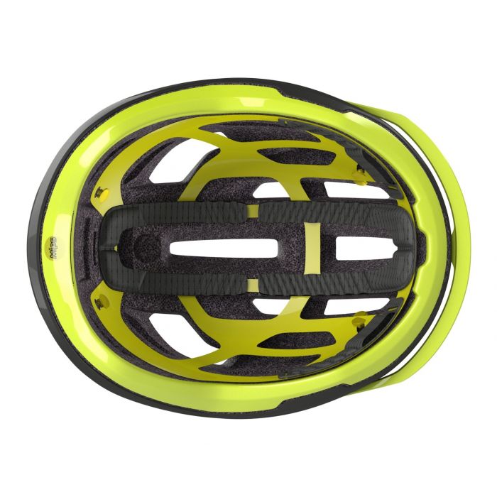 Scott Arx Plus Helm Dark Grey Radium Yellow Bild 5