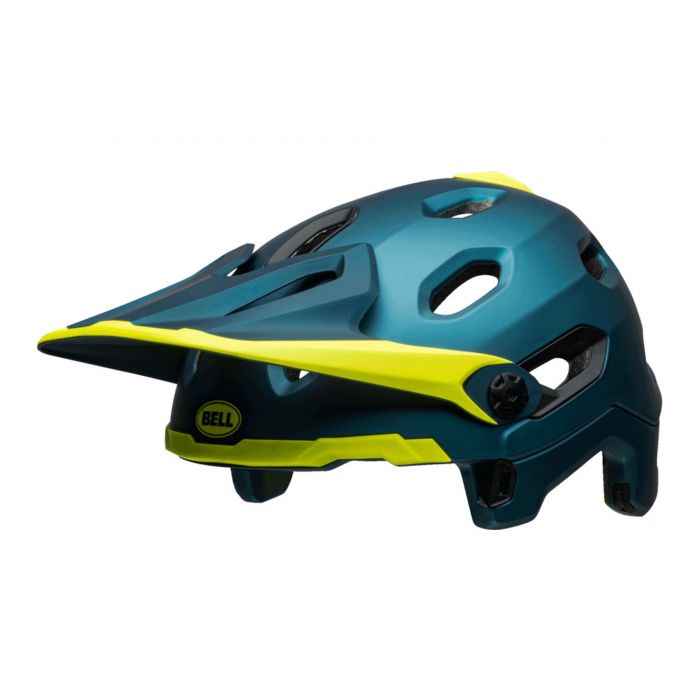 Bell Super DH Spherical Mips Fullface Helm Matte Gloss Blue Hi-Vis Bild 3
