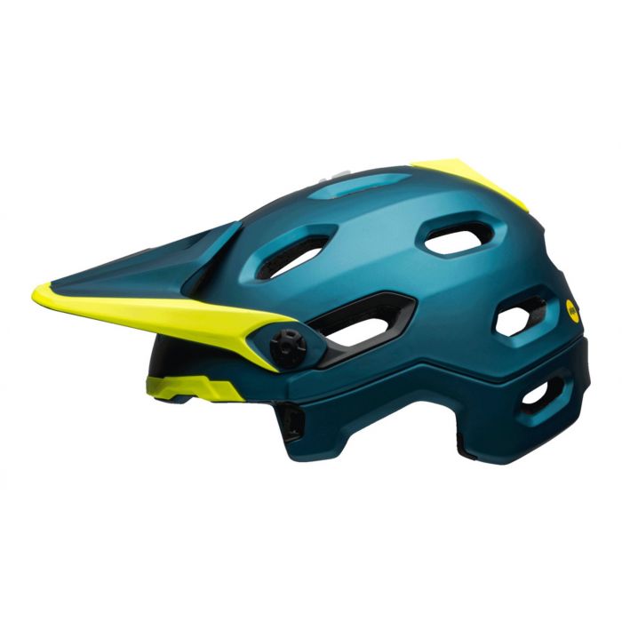 Bell Super DH Spherical Mips Fullface Helm Matte Gloss Blue Hi-Vis Bild 4