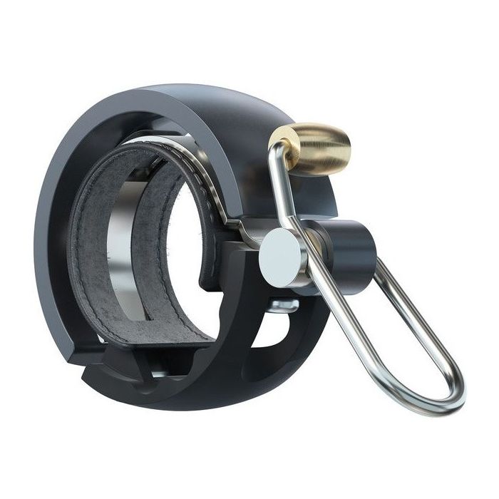 Knog Oi Luxe Fahrradklingel Black Grey Bild 1 Knog Oi Luxe Fahrradklingel Black Grey Bild 1