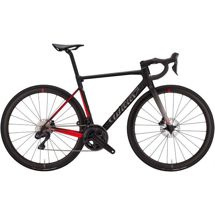 Wilier 0 SL Disc Shimano Ultegra 8170 Di2 Carbon NDR38 Wheels, Black Red Matt Bild 1 Wilier 0 SL Disc Shimano Ultegra 8170 Di2 Carbon NDR38 Wheels, Black Red Matt Bild 1