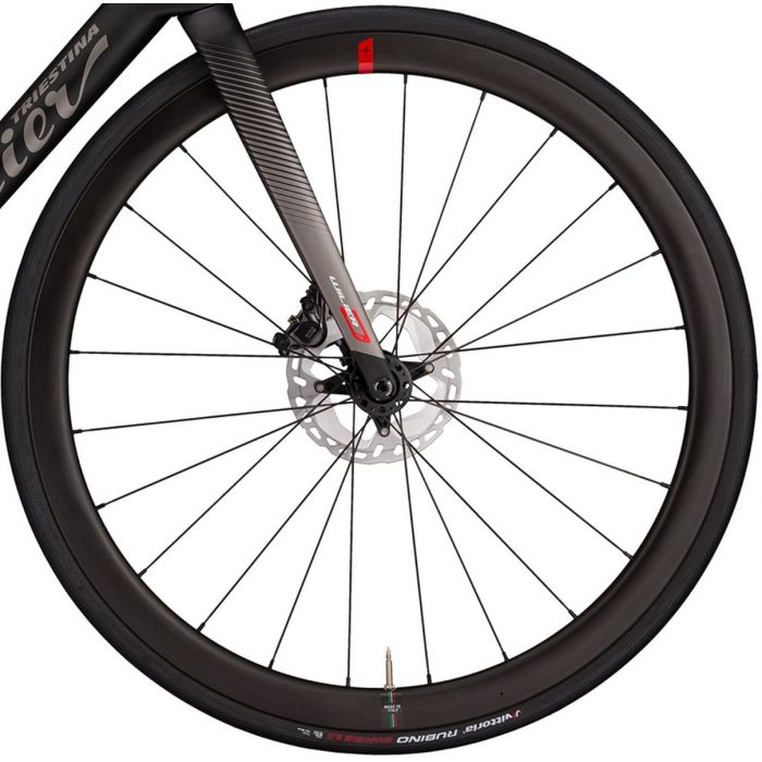 Wilier 0 SL Disc Shimano Ultegra 8170 Di2 Carbon NDR38 Wheels, Black Red Matt Bild 3
